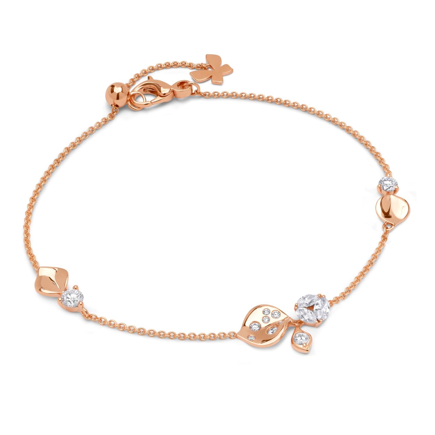 À FLEUR DE PARIS Armband aus Roségold